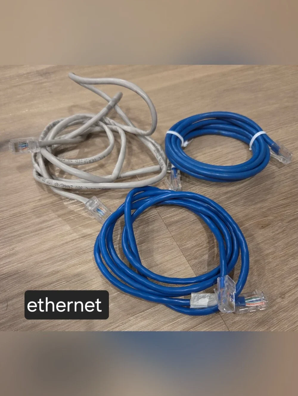 Lot Of 24 Cables USB Ethernet Phone USB-C Micro 3.0 Mini USB - Used, Untested